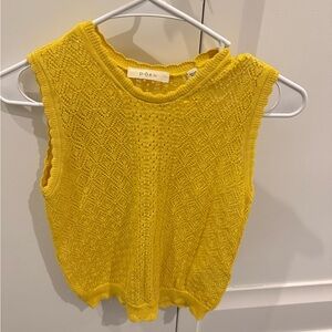 Doen Lea top - worn once. Yellow isn’t a great color for me!